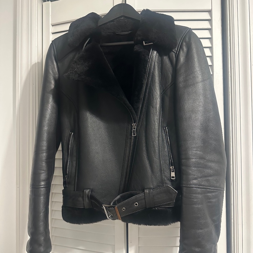 Leather jacket